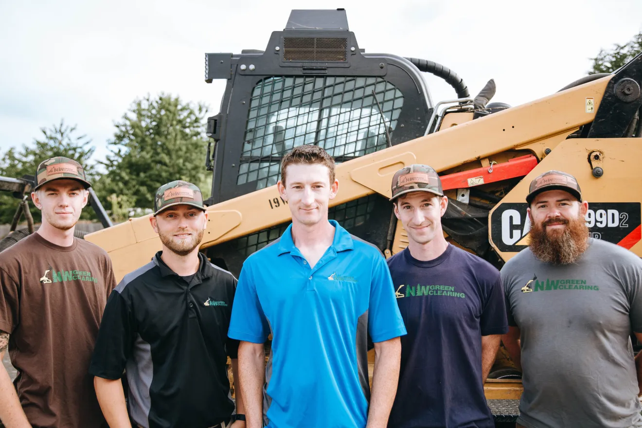 Tyler and the crew of NW Green Clearing and All Things Dirt Excavating & Landscaping, Inc.