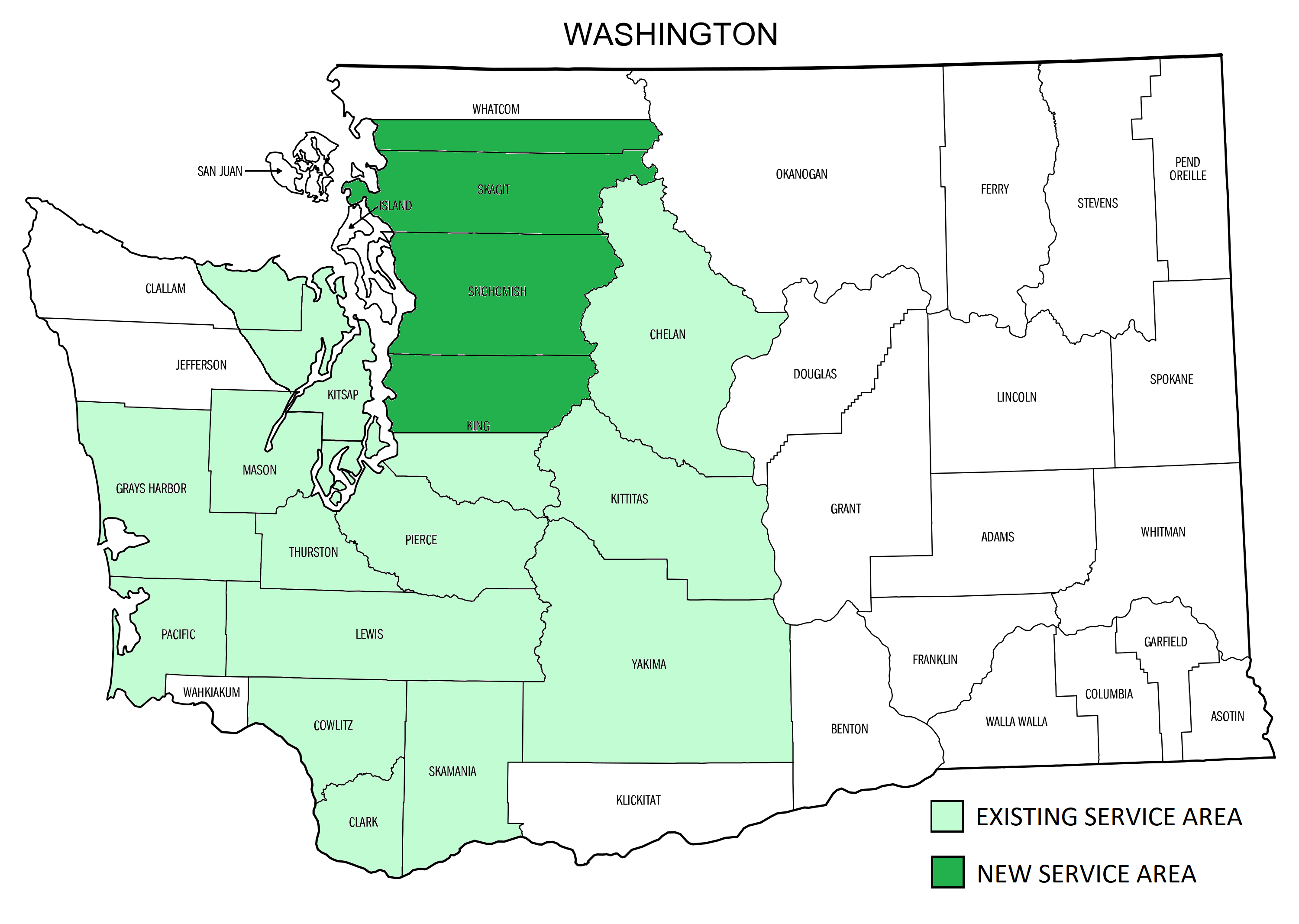 Service Area Map